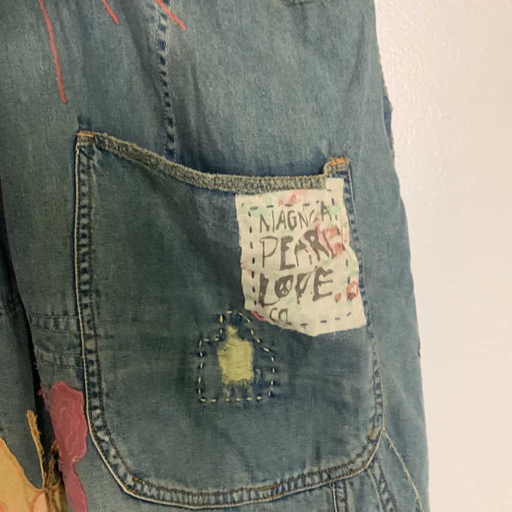 Magnolia Pearl Colorful Denim Overalls - Picture 7 of 9